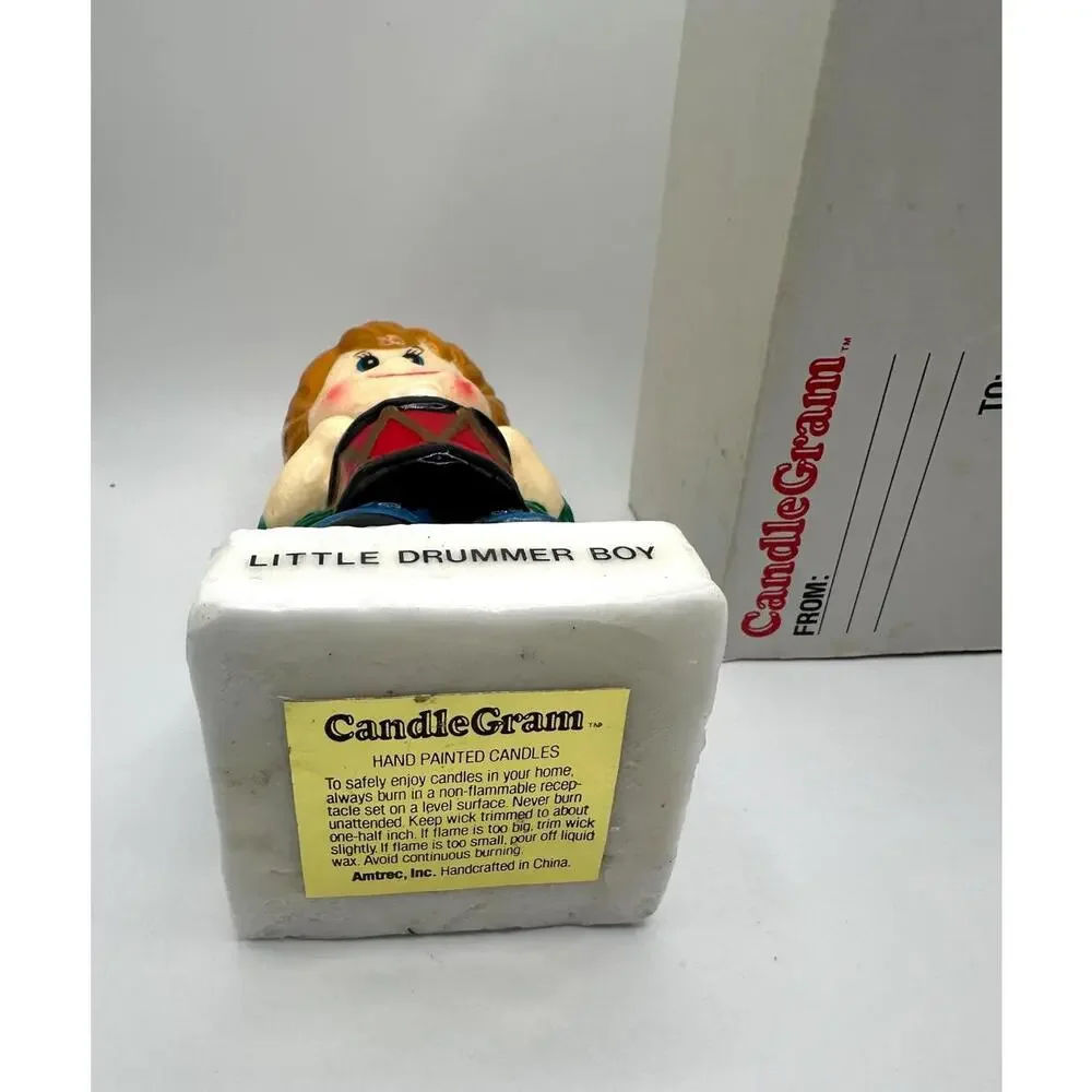 CandleGram Little Drummer Boy Christmas 1983‎ American Trends Co, Original Box